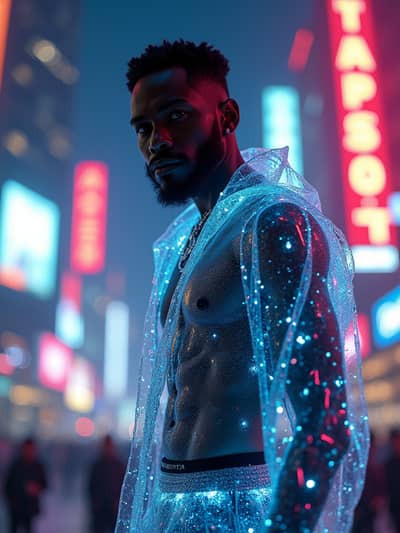 Cyberpunk - Professional AI Photography AI photography style example