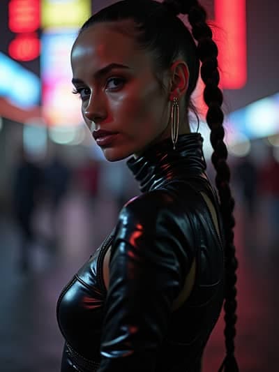 Berlin Nightlife AI photography example 11 - High quality realistic generated photo