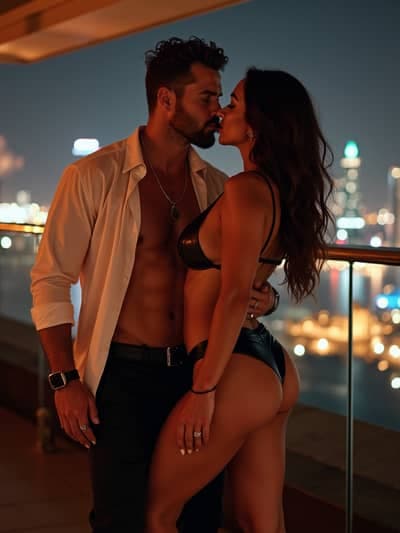 Dubai Influencer AI photography example 9 - High quality realistic generated photo