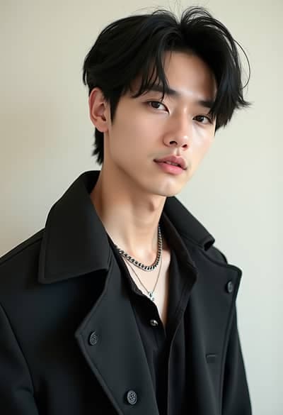 Korean Profile AI photography example 10 - High quality realistic generated photo