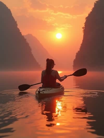 Outdoor Adventure AI photography example 9 - High quality realistic generated photo