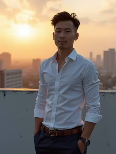 Startup Founder AI photography example 11 - High quality realistic generated photo