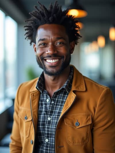 Startup Team Headshots AI photography example 11 - High quality realistic generated photo