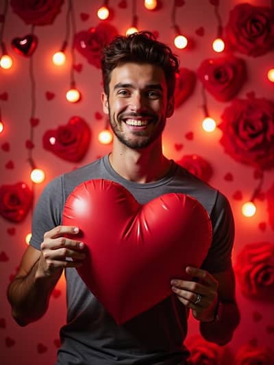 Valentines Day AI photography example 11 - High quality realistic generated photo