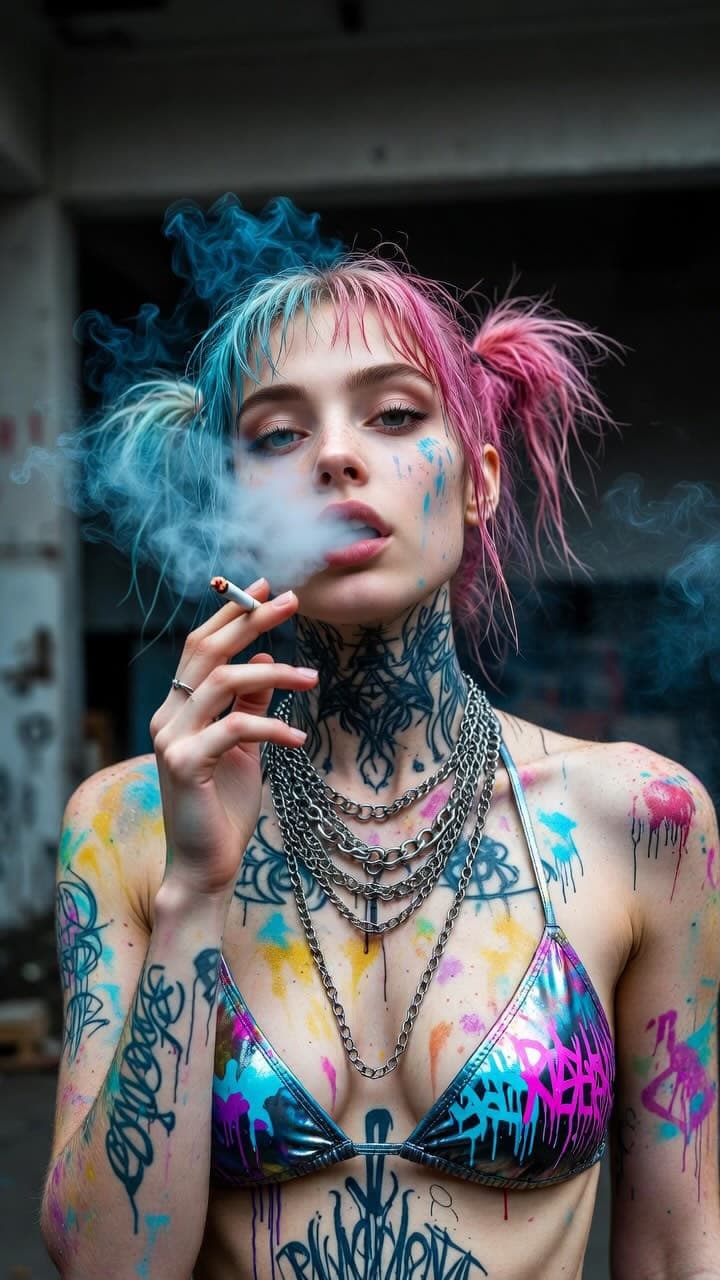 Cyberpunk Fashion - 4K AI Photoshoot Style & Prompt by PhotoForge