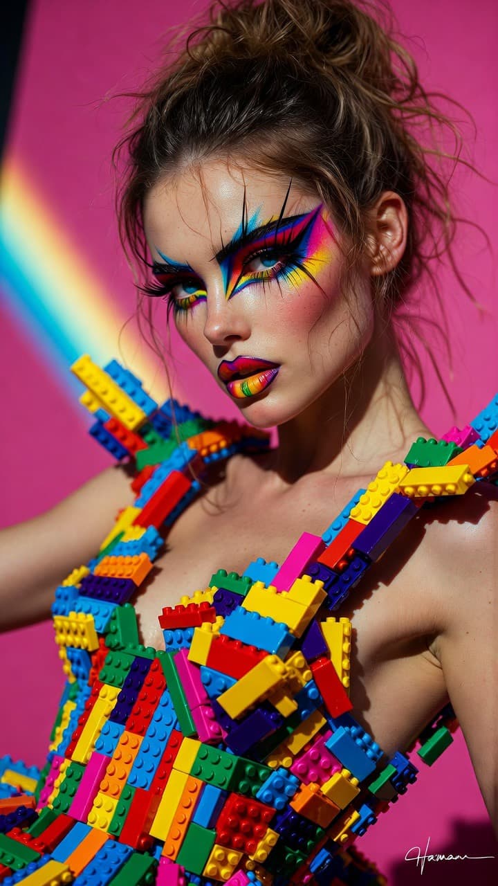 Cyber-Goth Style - 4K AI Photoshoot Style & Prompt by PhotoForge