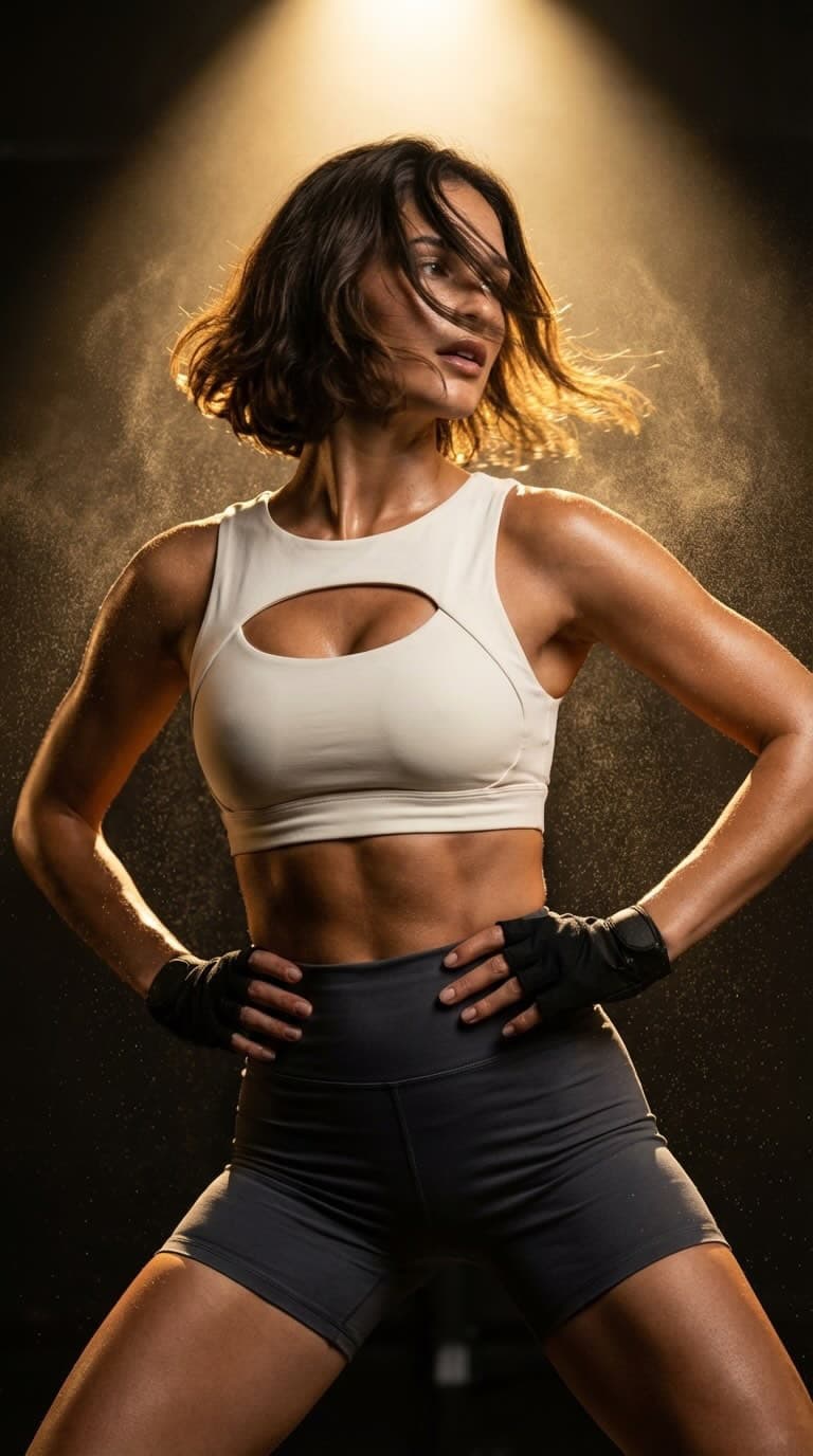 Fitness Apparel - 4K AI Photoshoot Style & Prompt by PhotoForge