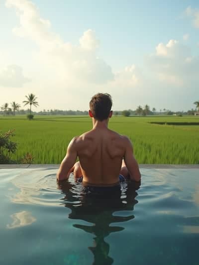 Bali Influencer AI photography example 5 - High quality realistic generated photo