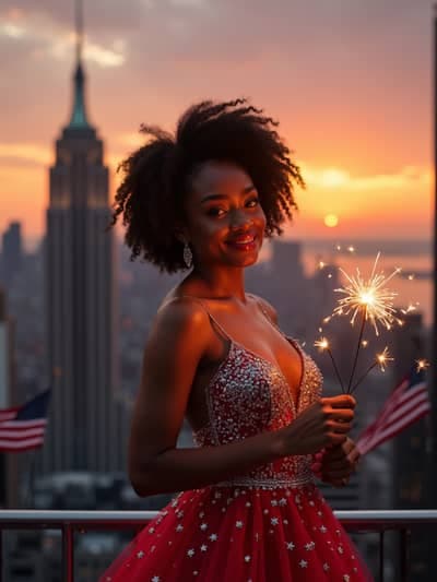 Born In Usa AI photography example 1 - High quality realistic generated photo