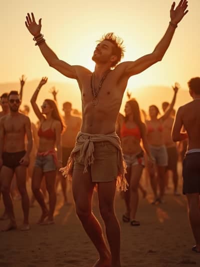 Coachella AI photography example 4 - High quality realistic generated photo