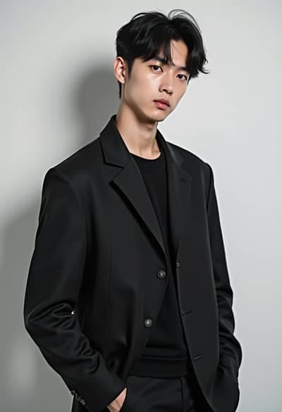 Korean Profile AI photography example 4 - High quality realistic generated photo