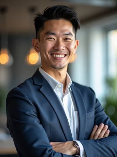 Startup Team Headshots AI photography example 1 - High quality realistic generated photo