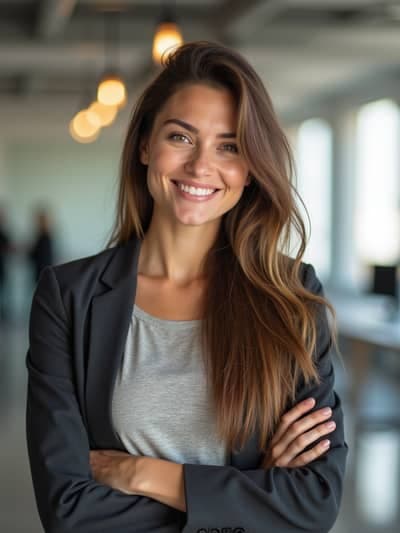 Startup Team Headshots AI photography example 3 - High quality realistic generated photo