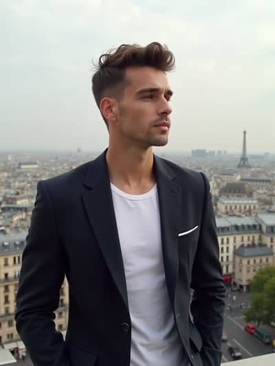 Summer In Paris AI photography example 5 - High quality realistic generated photo