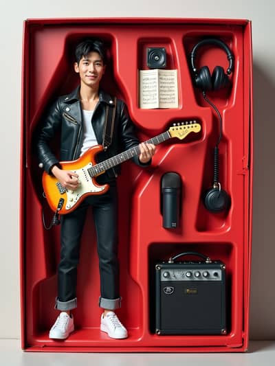 Professional ai action figure AI photo 7 - High quality artificial intelligence photography