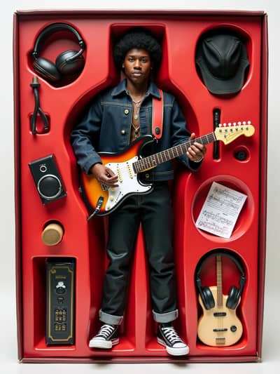 AI photography example 19 - ai action figure photos generated by artificial intelligence