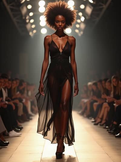AI photography example 4 - ai fashion week photos generated by artificial intelligence