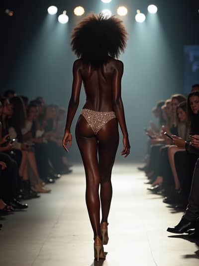 Ai Fashion Week style photo 8 created with AI technology - PhotoForge professional photography
