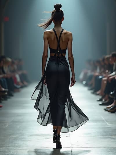 AI photography example 9 - ai fashion week photos generated by artificial intelligence