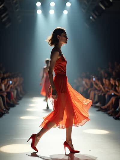 Professional ai fashion week AI photo 37 - High quality artificial intelligence photography
