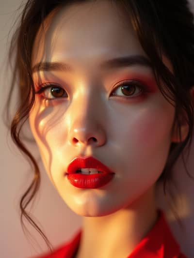 AI photography example 14 - ai makeup try-on photos generated by artificial intelligence