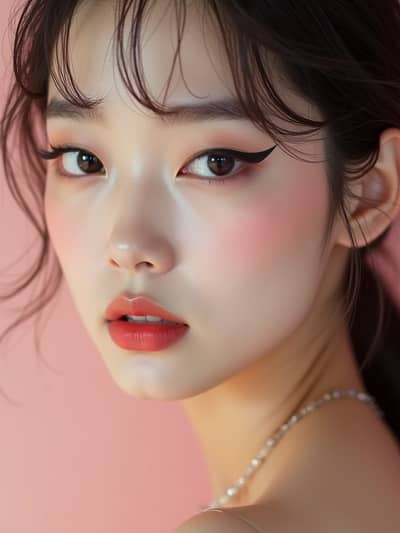 AI Makeup Try-On style photo 18 created with AI technology - PhotoForge professional photography