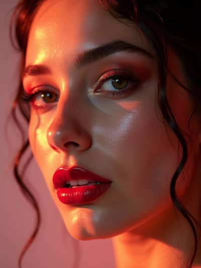 AI photography example 29 - ai makeup try-on photos generated by artificial intelligence