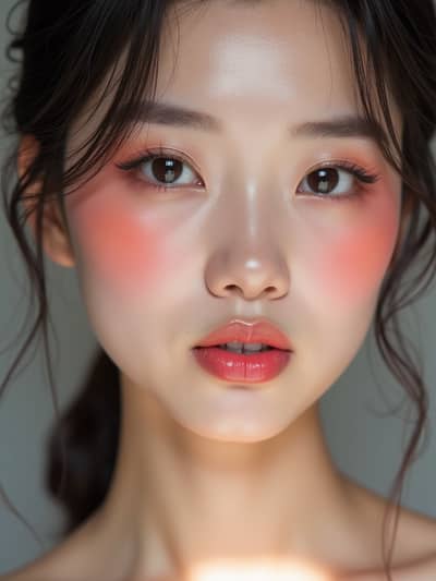 AI Makeup Try-On style photo 33 created with AI technology - PhotoForge professional photography