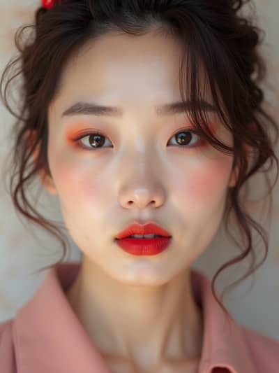 AI photography example 34 - ai makeup try-on photos generated by artificial intelligence