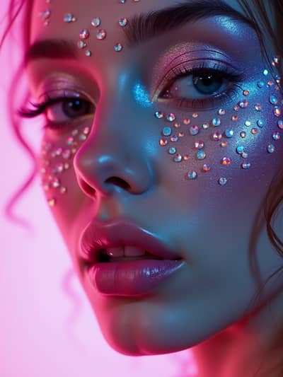 AI generated ai makeup try-on photo example 36 - Professional ai makeup try-on photography by PhotoForge