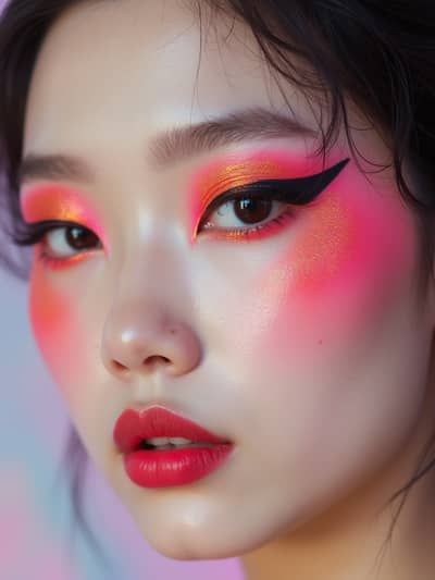 AI Makeup Try-On style photo 43 created with AI technology - PhotoForge professional photography