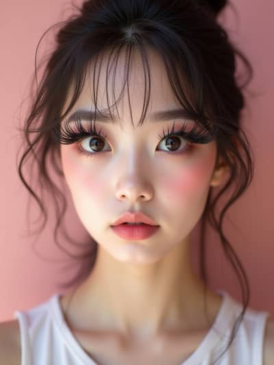 AI generated ai makeup try-on photo example 46 - Professional ai makeup try-on photography by PhotoForge