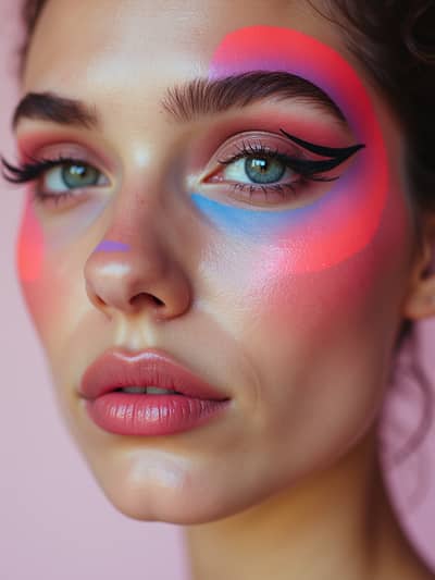 AI photography example 49 - ai makeup try-on photos generated by artificial intelligence