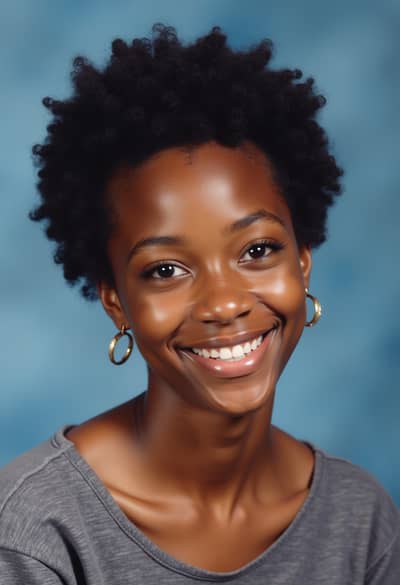 PhotoForge AI ai yearbook photo sample 5 - Studio quality AI generated photography
