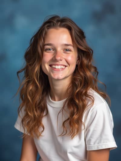 AI photography example 14 - ai yearbook photos generated by artificial intelligence
