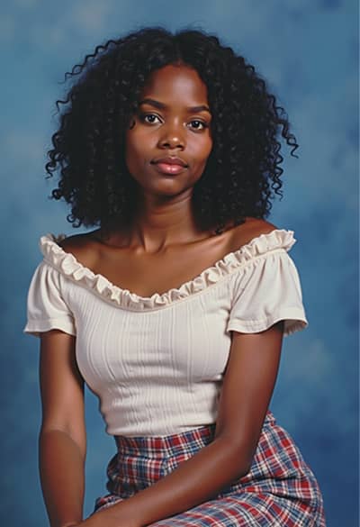 AI photography example 29 - ai yearbook photos generated by artificial intelligence