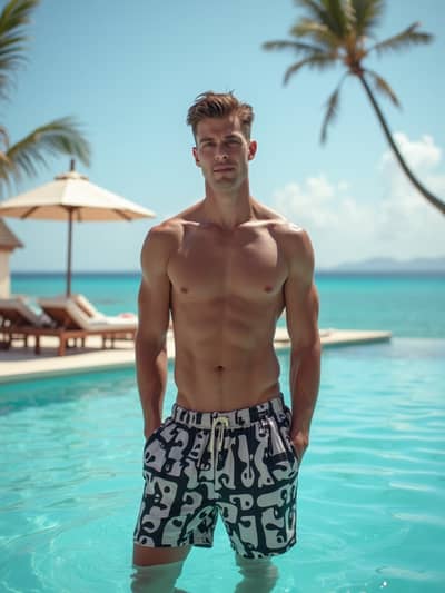 AI photography example 4 - bali influencer photos generated by artificial intelligence