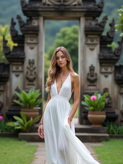 AI generated bali influencer photo example 16 - Professional bali influencer photography by PhotoForge