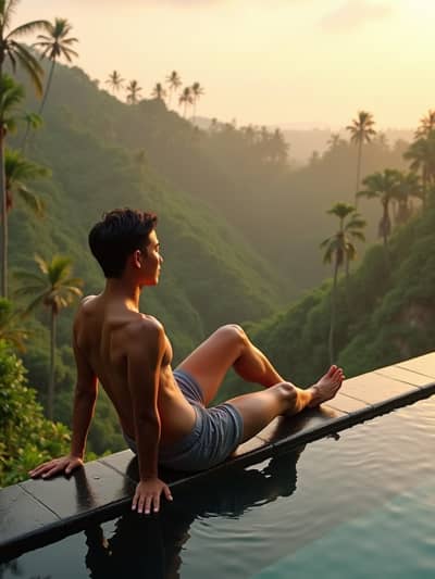 Bali Influencer style photo 33 created with AI technology - PhotoForge professional photography