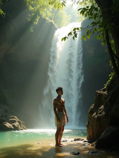 AI photography example 34 - bali influencer photos generated by artificial intelligence
