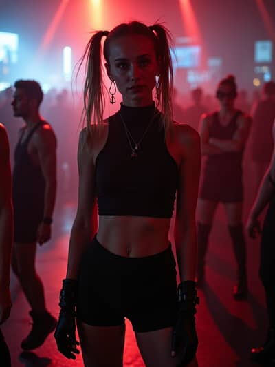 Professional berlin nightlife AI photo 2 - High quality artificial intelligence photography