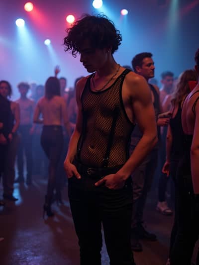 AI photography example 24 - berlin nightlife photos generated by artificial intelligence