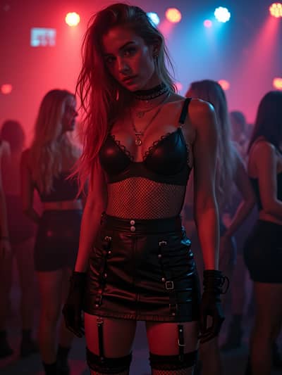 AI photography example 44 - berlin nightlife photos generated by artificial intelligence