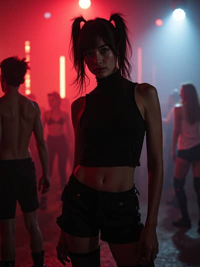 AI photography example 49 - berlin nightlife photos generated by artificial intelligence