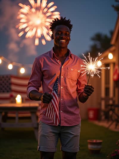 AI generated born in usa photo example 6 - Professional born in usa photography by PhotoForge