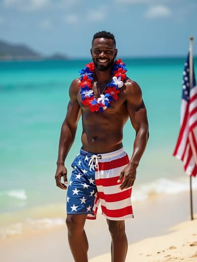AI photography example 14 - born in usa photos generated by artificial intelligence