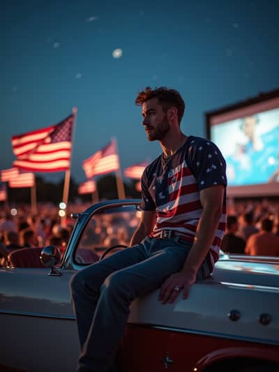 AI photography example 29 - born in usa photos generated by artificial intelligence