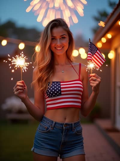 AI photography example 44 - born in usa photos generated by artificial intelligence