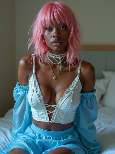 AI photography example 19 - boudoir photos generated by artificial intelligence
