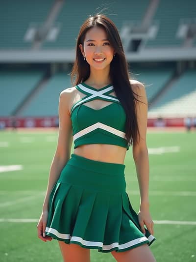Professional cheerleader AI photo 2 - High quality artificial intelligence photography